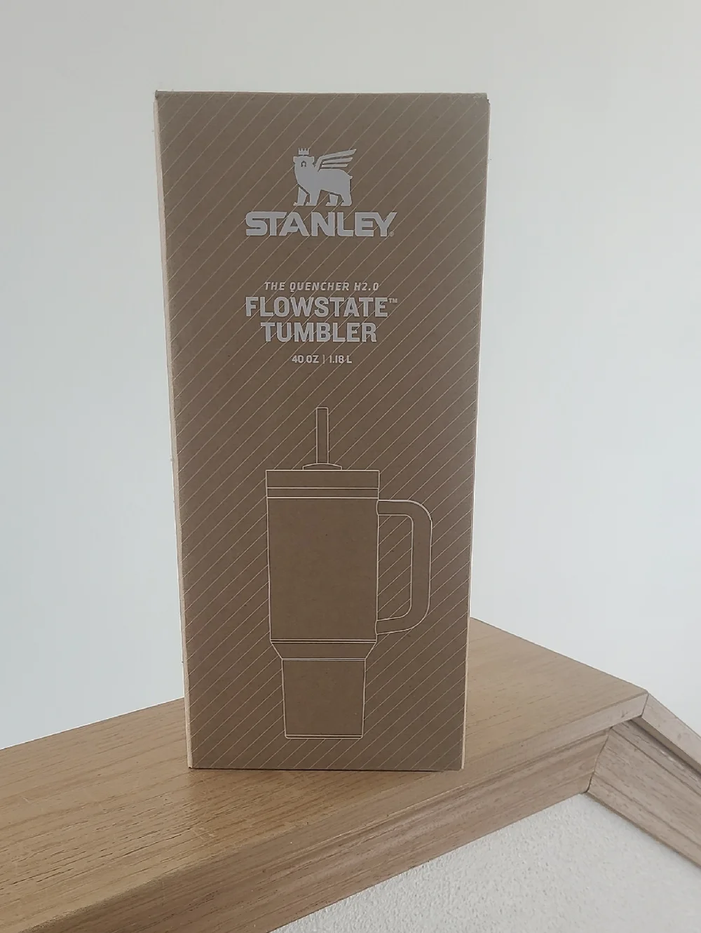 Stanley Dark Gray Travel Tumbler with Mint Logo and White Lid - Picture 2 of 4